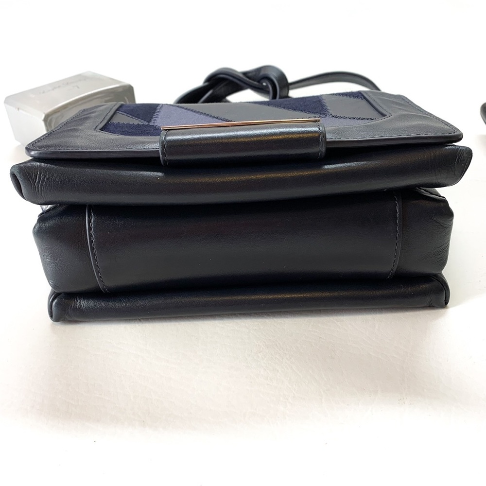 Stuart Weitzman Navy Blue Patchwork Color Block C… - image 2